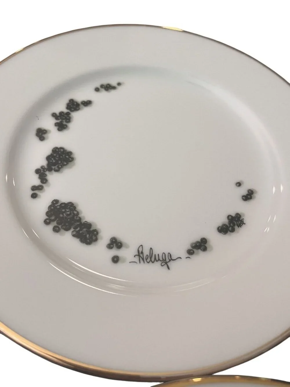 Williams Sonoma Caviar Plates 6-1/2